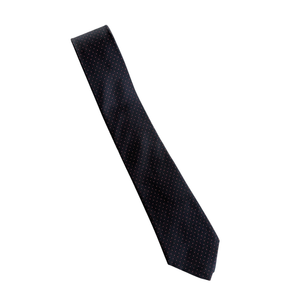 Bert Pulitzer Vintage Navy Silk Tie